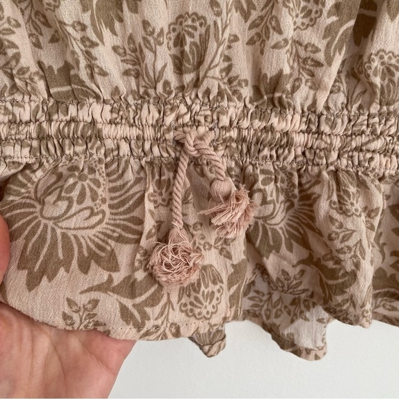 Spell and the Gypsy Lioness Cap Sleeve top peplum babydoll floral paisley XL - Picture 9 of 14